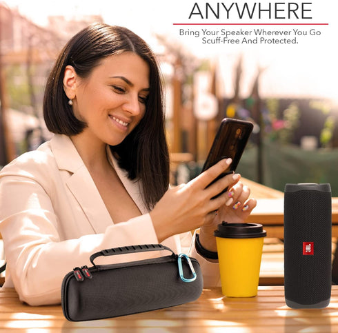 Hard Shell Case for JBL Flip 6 Flip 5 Flip 4 Wireless Waterproof Portable Speaker (case only)...