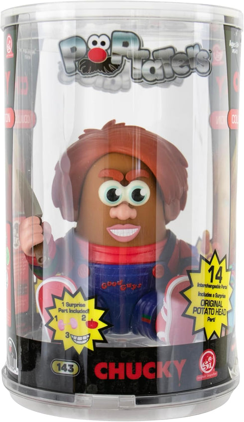Poptaters Chucky - includes 14 removable, interchangeable facial and body parts including one surprise Potato Head original piece - Recommended fo...