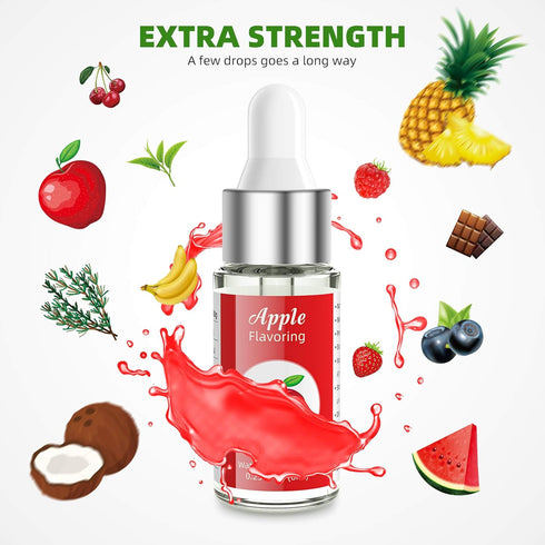 Nomeca Food Flavoring Oil, Candy Flavors Strawberry Chocolate Vanilla Flavoring Extract for Baking Cooking and Lip Gloss Making, Water & Oil Solub...
