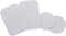 WixGear Mount Metal Plate with Adhesive for Magnetic Cradle-Less Mount - X4 Pack 2 Rectangle and 2 Round (Compatible with Magnetic mounts) (Silver...