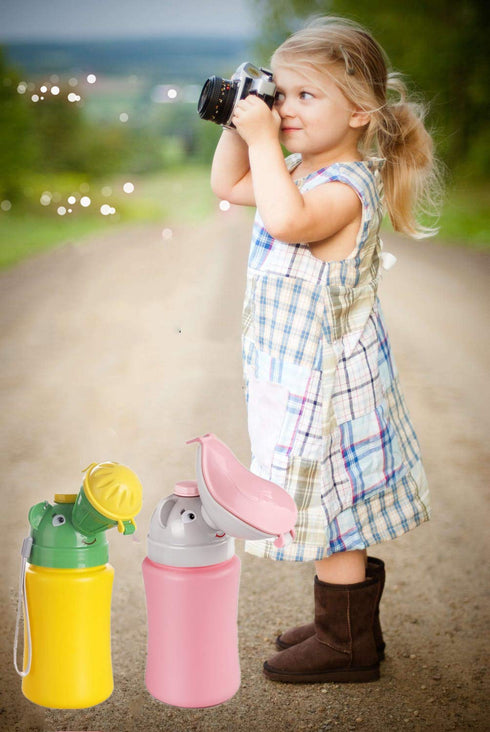 Upgrade Portable Emergency Urinal Potty Toilet Pee Training Cup for Baby Child Girl Used for Kid Potty Pee Training and Camping Car Travel...