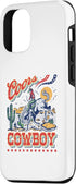 iPhone 13 Pro Vintage Cowhide Riding Coors Cowboys Western Country Case...