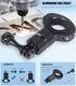 Aluminum Bike/Motorcycle Handlebar Mount for GoPro, AKASO Campark and Other Action Cameras, 360 Degrees Rotary Motorcycle Camera Mount Upgrade...
