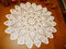Damanni Cotton Handmade Crochet Lace Tablecloth Doilies Doily,Round,Beige,20 Inch...