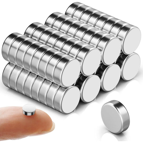 60PCS Small Magnets Round Mini Magnet for Crafts, Small Neodymium Magnets Tiny Magnets 6mm x 2mm Fridge Magnets, Whiteboard Magnets, Refrigerator ...