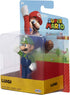 Super Mario Action Figure 2.5 Inch Standing Luigi Collectible Toy...