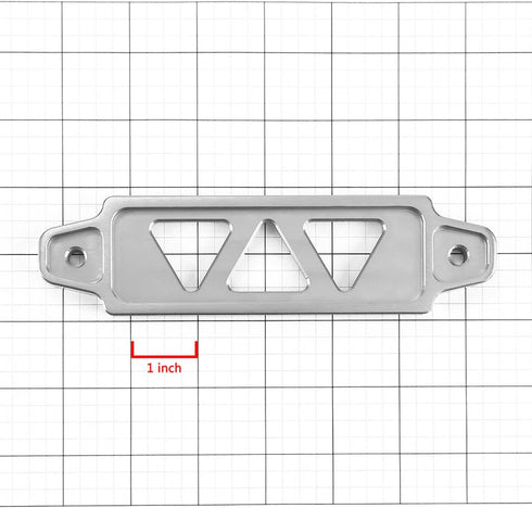 DNA MOTORING Batt-Short-SL Battery Tie Down Mount Bracket, Silver...