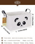 HUNRUNG Rectangle Storage Basket Cute Canvas Organizer Bin for Pet/Children Toys, Books, Clothes Perfect for Rooms/Playroom(Rectangle Panda)...