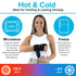 Arctic Flex Wrist Ice Pack Wrap - Extra Strength Hot & Cold Therapy - Reusable Hand & Thumb Freeze Sleeve - FSA/HSA Approved for Arthritis, Carpal...