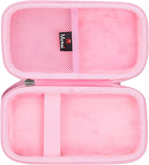 Mchoi Hard Case Suitable for VRURC Portable Charger, Waterproof Shockproof Portable Charger Power Bank Carrying Protective Case, Case Only, Pink.....