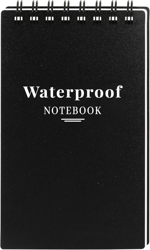 All Weather Waterproof Notebook,Small Spiral Notebook 3x5 Mini Pocket Notepad,Little Memo Pads,Write in The Rain Notebook,Field Notebook for Outdo...
