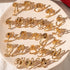 SINNKYA-Z Woman’s 26 Letter Initial Brooch Pins, Gold Clear Crystal Rhinestone Breastpins Letter Stocking Pins for gifts 2size/package...