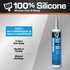 DAP 08643 9.8-Ounce 100% Silicone Window, Door and Siding Sealant, Aluminum...