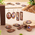 FASHEWELRY 10pcs Wood Resin Earrings Making Kit Geometric Boho Wood Charms & Earring Hooks & Jump Rings for DIY Earring Necklace Jewelry Making...