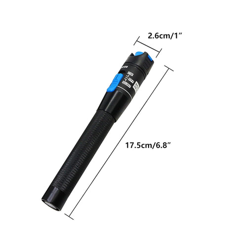 SinLoon Visual Fault Locator,Red Light Pen Fiber Optic Cable Tester Meter,Cable Test Equipment Suitable for 2.5 mm Connector, for CATV Telecommuni...