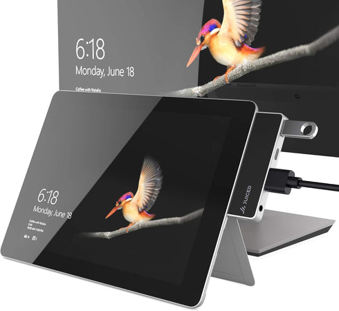 QuickHUB - Surface Go Adapter - 2X USB 3.0 | 4K HDMI | USB-C | AUX - Designed for Surface GO | Surface GO 2...