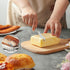 Butter Spreader?4pcs Butter Knives?Premium Stainless Steel 18/8 Butter Cheese Jam Appetizer Spreading Knives with Comfortable Bakelite Handle?Wood...