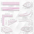 Sewing Rulers Set, 9 Styles Plastic Sew French Curve Ruler, Metric Sewing Measuring Tools for Designers and Tailors, Perfect for Drawing, Craft, S...