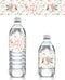 Baby in Bloom Baby Shower Water Bottle Labels, 20 Waterproof Stickers for Pink Floral Boho Girl Baby Shower...
