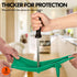Vgo... 3-Pairs Reusable Household Gloves, Rubber Dishwashing gloves, Extra Thickness, Long Sleeves, Kitchen Cleaning, Working, Painting, Gardening...