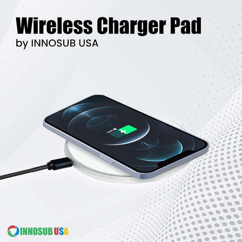 Sublimation Wireless Charger Pad – Blank Wireless Charger for Sublimationand Customization – 10W Sublimation Fast ChargePad Compatible with iPhone...