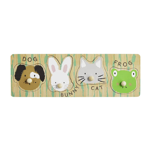 Mud Pie Children's Knob Puzzle, Pet...