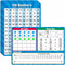 10 Pack Dry Erase Number Line Board Card, 9" x 12" Double Sided 130 Number Chart Math Manipulatives Game Chart, Teacher Classroom Must Haves Dry E...