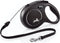 FLEXI® New Classic Retractable Dog Leash (Cord), Ergonomic, Durable and Tangle free Pet Walking Leash for Dogs Up to 44 lbs, 26 ft, Medium, Black...