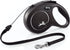 FLEXI® New Classic Retractable Dog Leash (Cord), Ergonomic, Durable and Tangle free Pet Walking Leash for Dogs Up to 44 lbs, 26 ft, Medium, Black...