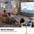 Mini Ceiling Wall Projector Mount Stand Compatible with QKK, DR.J, DBPOWER, Anker, VANKYO, AAXA, Jinhoo, PVO, TMY, AuKing, and Most Other Mini Pro...