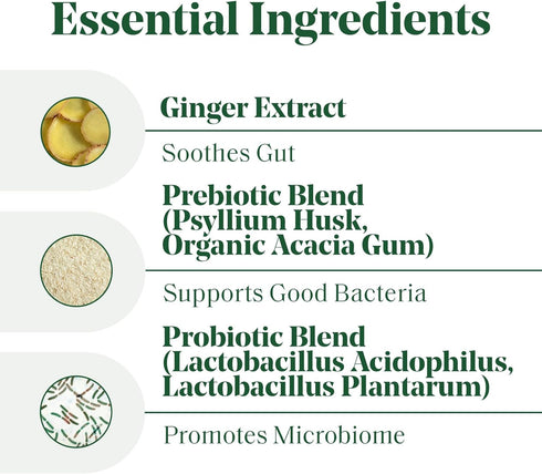 Semaine Super Powered Prebiotic + Probiotic for Women, Effective 3-in-1 Multi-Action Formula to Nourish Gut Health, Soothe IBS, Support Bloat Reli...