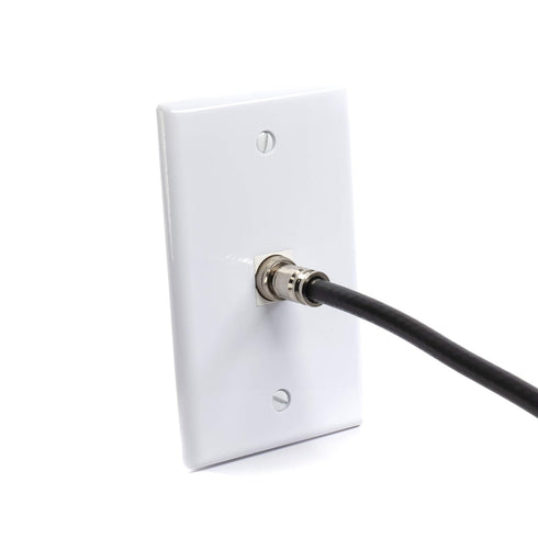 THE CIMPLE CO BNC Compression Connector for RG6 Coaxial Cable - Pack of 10 - Solid Construction with High Grade Metals - Male BNC Connectors for C...