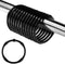 Shower Curtain Hooks, Rustproof Decorative Shower Curtain Rings Metal Round Shower Hooks for Bathroom Shower Rod, 12 Pack (Black)...