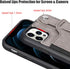 TOOVREN Wallet Case for iPhone 12 Pro Max Lanyard with Kickstand Leather Card Holder Adjustable Neck Strap, Phone Protective Back Cover for iPhone...