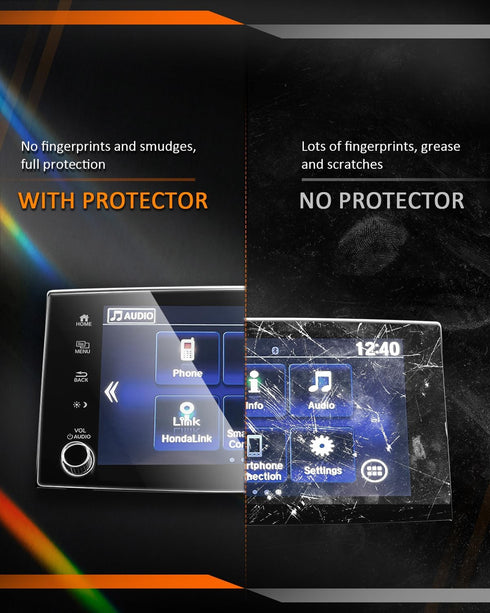 CDEFG for 2023 Honda Ridgeline Screen Protector for Ridgeline Accessories 2023 2022 2021 Sport RTL RTL-E Black Edition Touch Screen Radio Display ...