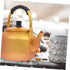 Hemoton Aluminium Tea Kettle Anti Leak Vinegar Milk Tea Kettle Coffee Pot for Home Restaurant (Yellow 1L)...