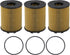 X AUTOHAUX 3pcs Engine Oil Filter with Seals No.68102241AA/73500049/71765460/71773176/6001073250 for KIA II 1.3L 2008-2018...