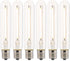 Westinghouse 5194120 3.5 Watt (40 Watt Equivalent) T6.5 Dimmable Clear Filament LED Light Bulb, Intermediate Base, 6 Pack...