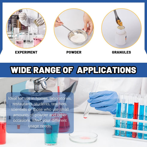 Glarks 17Pcs Capsule Filling Micro Lab Spoon Kits Sampling Spoon Mixing Spatula Laboratory Tiny Mixing Spatula Long Sampling Spoon for Powders Gel...