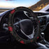 JEOCODY Red Rose Car Men and Women Car Interior Decoration Steering Wheel Cover...