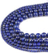 8MM Natural Lapis Lazuli Blue Gemstone Good Luck Stone Bulk for Jewelry Making DIY Gifts for Women (8mm, Lapis Lazuli)...