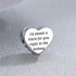 Heart Charm Fit for Pandora Charms Bracelet Inspirational Engraving Jewelry Personality Encouragement Gifts for Women...