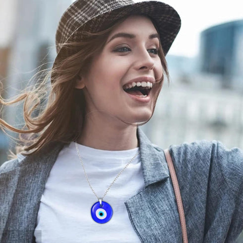 choice of all Evil Eye Necklace Blue Eye Necklace for Teen Girls Trendy Stuff Turkish Lucky Necklace Under 5 Dollar Gifts Womens Jewelry Clearance...