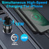30W USB C Car Charger, Fast Charging Type C Car Adapter, 5Pack Dual Port USB-C PD 3.0 and 2.4a USB Cigarette Lighter Plug for iPhone 15 14 13 12 1...