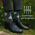 Alpine Swiss Mens Dress Socks 6 Pair Crew Sock Cotton Dress Socks for Men Solid Ribbed Argyle Pattern Multicolor Fun Designs...