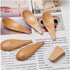 5 Pieces Mini Wooden Spoons, Small Salt Spoon with Short Handle Mini Wood Scoop for Spice Jars Tea Coffee Milk Powder, Natural Color...