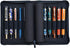 Lanxivi 10 Slots Fountain Pen Case Black, Waterproof Canvas Pen Holder Display Pouch Bag by KACO......
