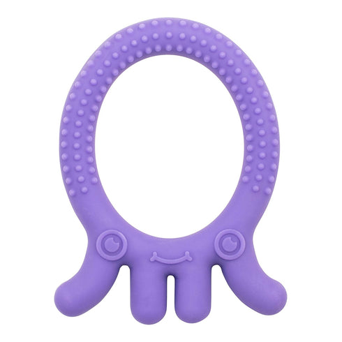 Dr. Brown's Flexees Friends Silicone Teether, Purple Octopus...