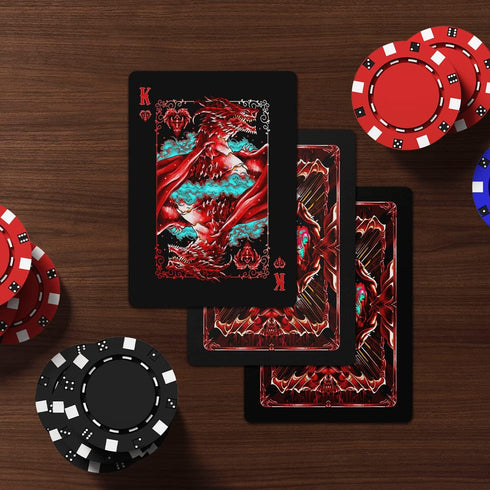 Dragon Playing Cards Magical Animal Card Board Games Play Poker Deck...