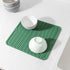 MicoYang Silicone Dish Drying Mat for Multiple Usage,Easy clean,Eco-friendly,Heat-resistant Silicone Mat for Kitchen Counter or Sink,Refrigerator ...